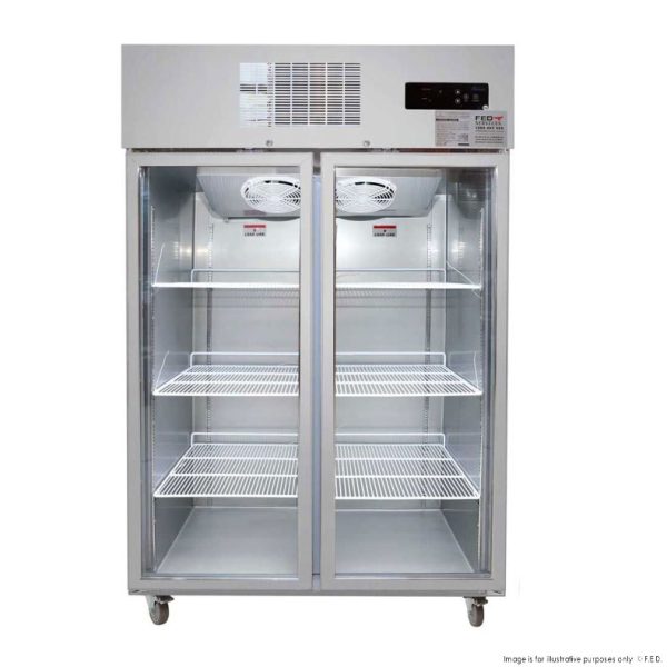 SUCG1000 Double Door Upright Display Fridge <BR> $4290 ( excl gst )