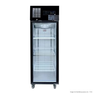 Single Glass Door Upright Fridge Black Stainless Steel - SUCG500B <br> $3690 ( excl gst )
